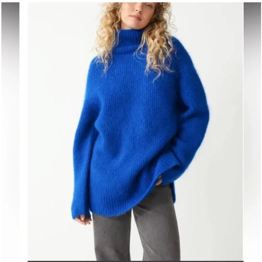 & Other Stories Knit Turtleneck Mohair/Wool Sweater
